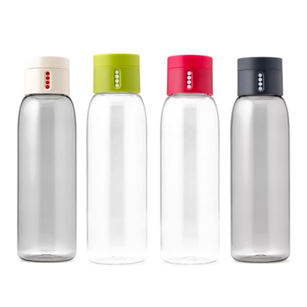 DOT HYDRA 600ml Water Tracker Bottle - Stay Hydrated Effortlessly