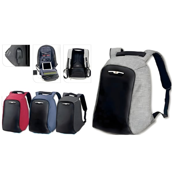 Anti-Theft Backpack with Smart Design - Quality Corporate Gift