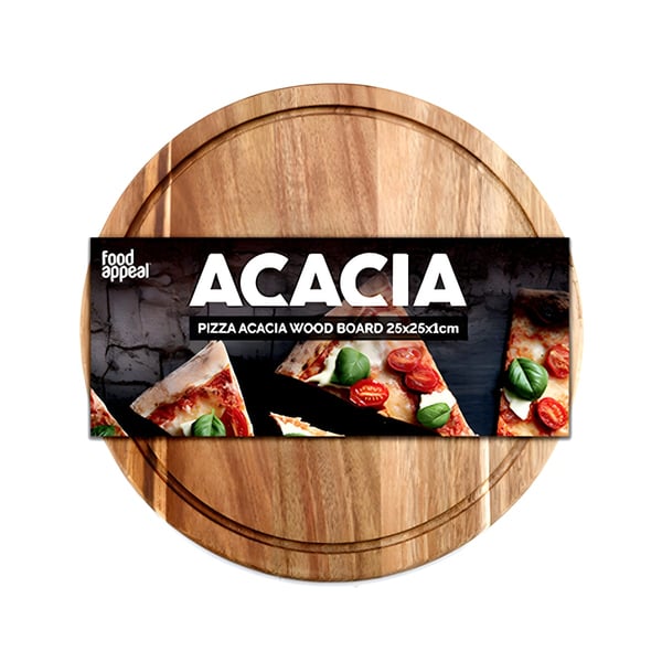 קרש עץ שיטה לפיצה בעיצוב ACACIA