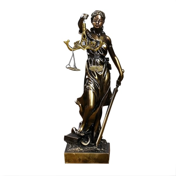 Lady Justice Bronze Statue