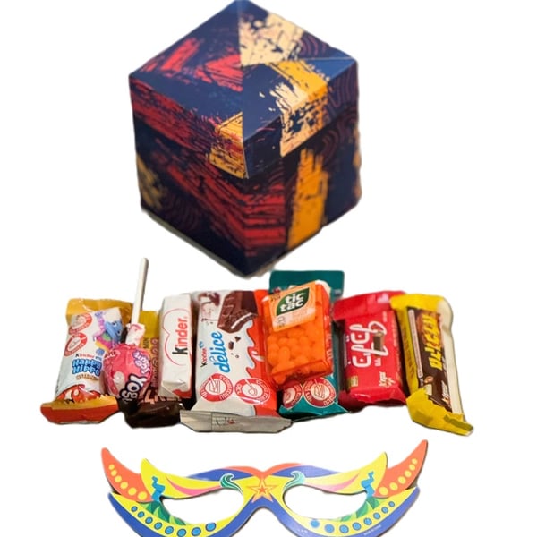 Purim Surprise Box - Accessories & Sweets
