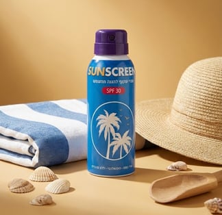 תרסיס מגן שמש מיני בנפח 80 מ"ל להגנה גבוהה