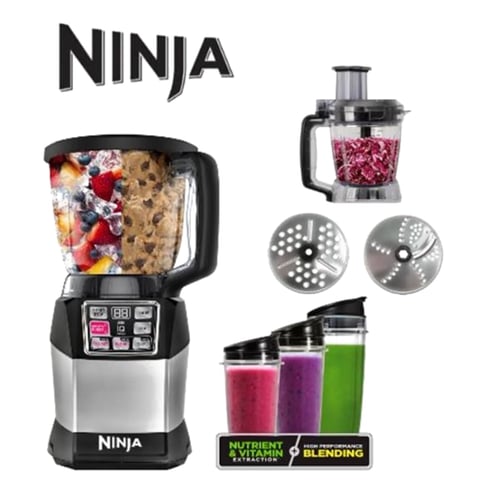 מערכת נינג'ה אוטומטית עם מעבד מזון ובלנדר עוצמתי