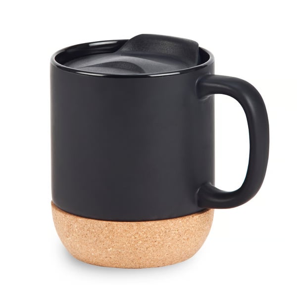 Elegant Mocha Drinking Cup with Lid
