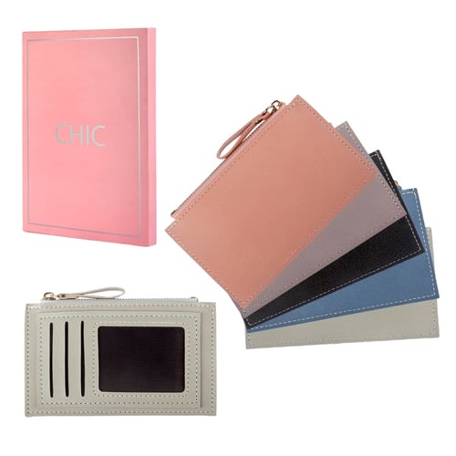 ארנק אופנתי יוקרתי לכרטיסי אשראי וכסף קטן