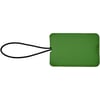 "פרימיום" תג מזוודה נשלף דמוי עור - ירוק