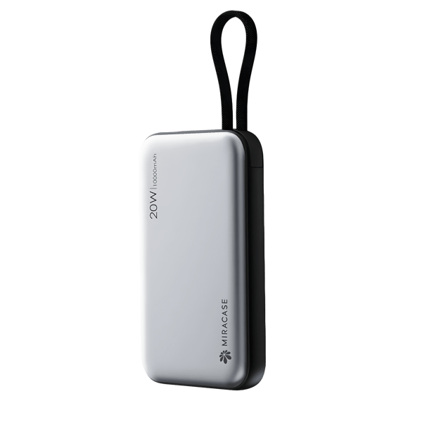 10,000mAh Portable Charger with MAGSAFE & iPhone Cable by MIRACASE