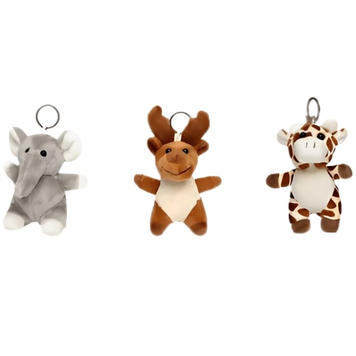 בובות פרווה עם מחזיק מפתחות