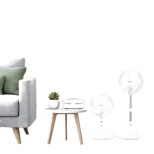 מאוורר יוגה נייד ונטען בגודל 12 אינץ' מבית סיריוס ליווינג