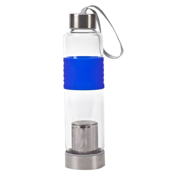 Borosilicate Glass Infusion Bottle with Stainless Steel Lid