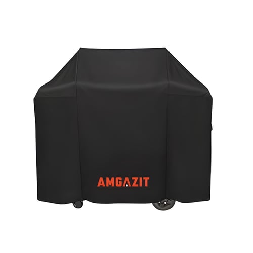 גריל גז 4 מבערים HEAT RED עם כיסוי ומדפי צד מתקפלים