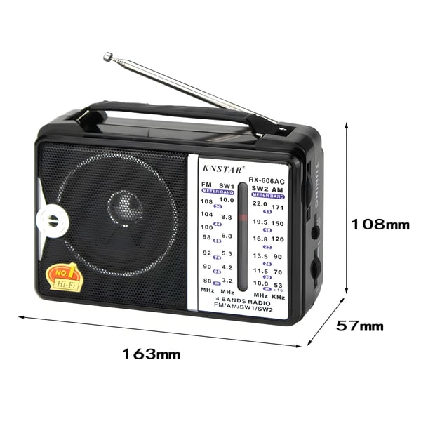 KNSTAR Large Multi-Band Transistor - Top Quality