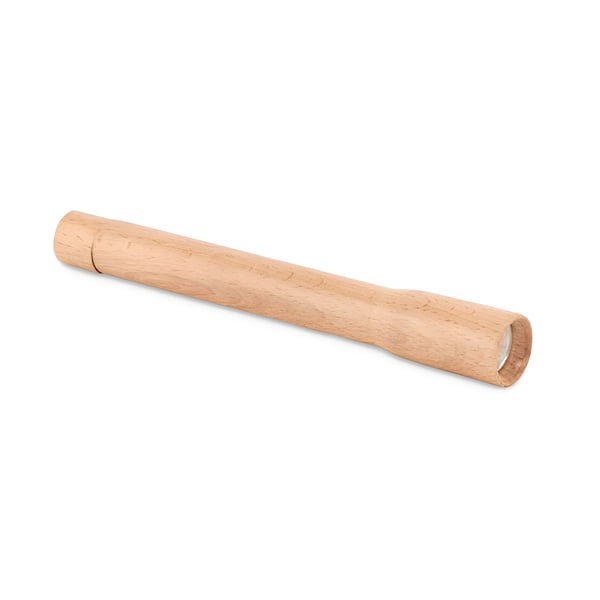 Beech Wood Torch with Powerful COB Light