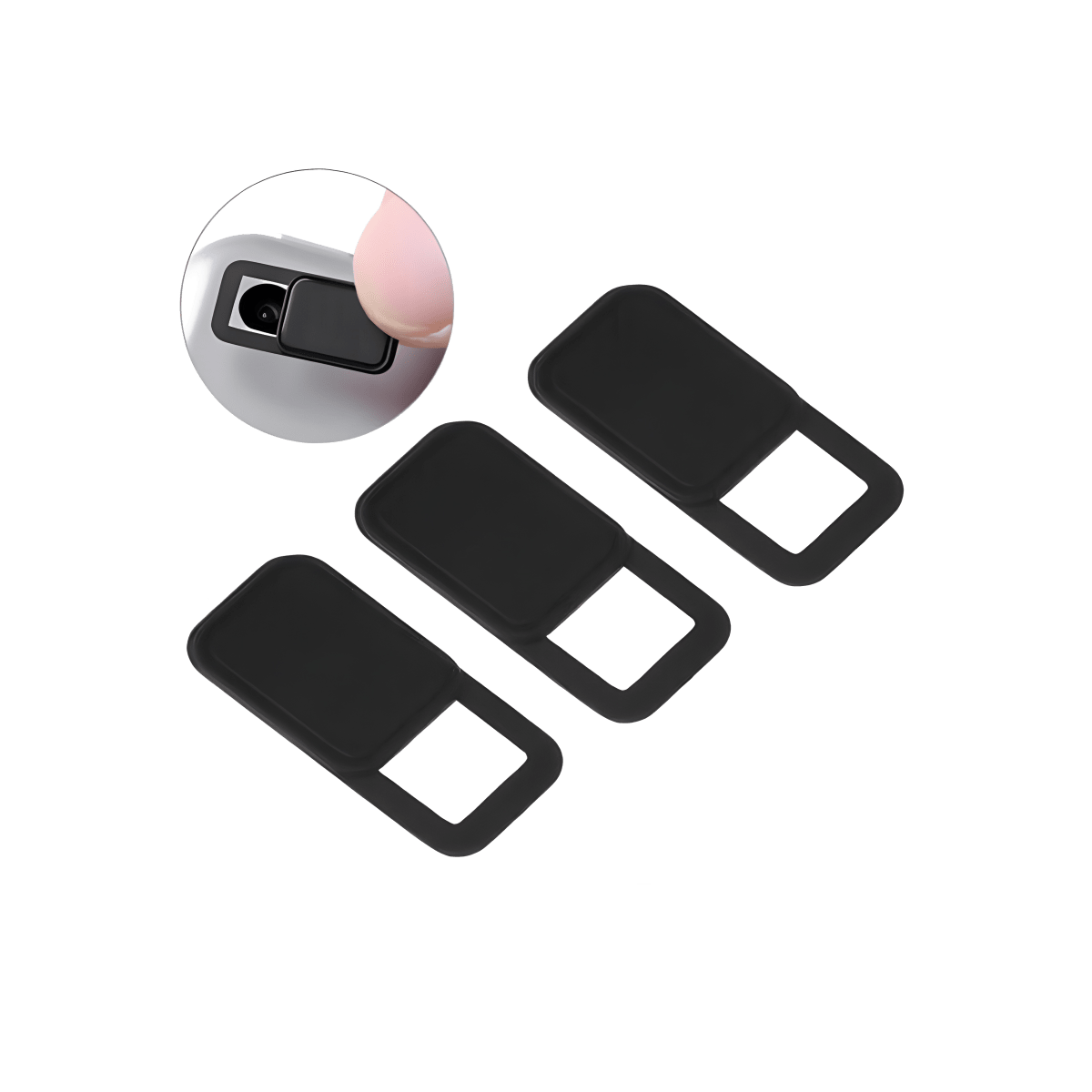 כיסוי פרטיות למצלמת מסך בצבע שחור