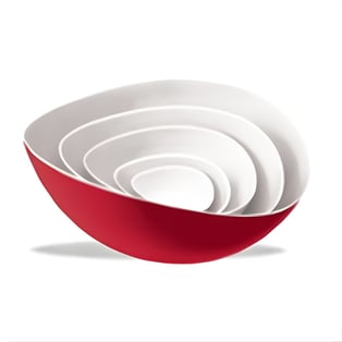 סט קערות אדומות אלגנטיות - מתנה עסקית עם תחושת יוקרה