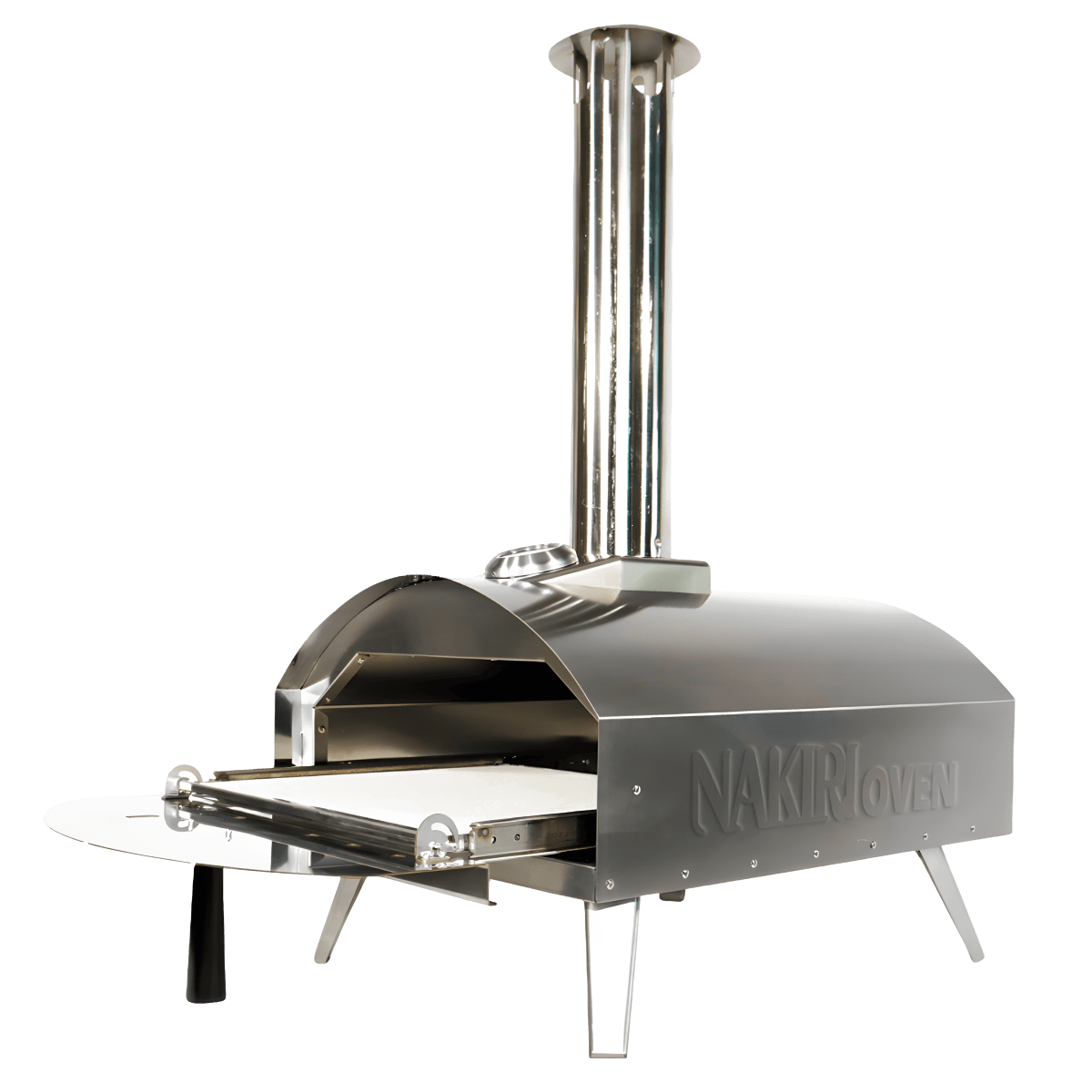 תנור גז מקצועי ועוצמתי מבית Nakiri בצבע כסוף