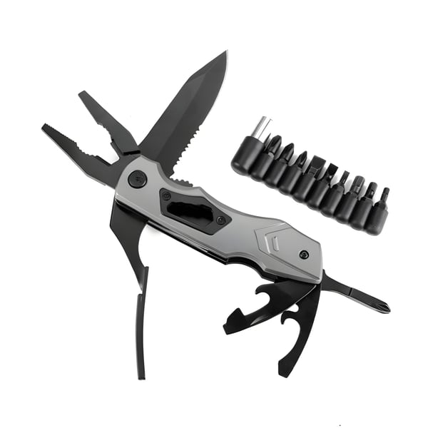 כלי רב-תכליתי לשימוש בשטח עם תוספים מתחלפים