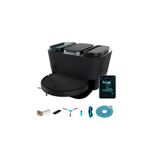 Wireless Robotic Vacuum Cleaner with Smart Navigation