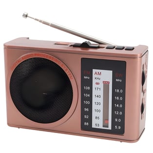 רדיו טרנזיסטור 4 גלים עם רמקול BT ומטען USB