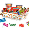 Joyful Purim Gift Set with Treats and Festive Items