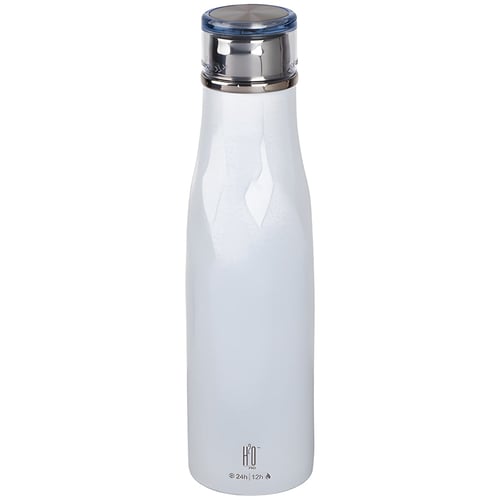בקבוק תרמי נירוסטה חם / קר 540 מ"ל מבית H2O-Pro - לבן