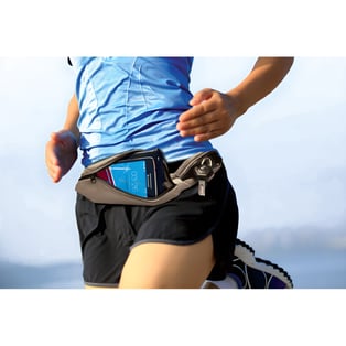 חגורת ריצה אלסטית עם נרתיק יוקרתי