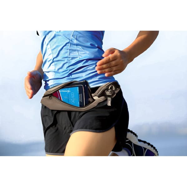 חגורת ריצה אלסטית עם נרתיק יוקרתי