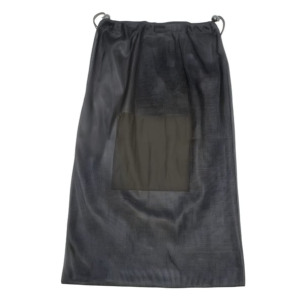 Mesh Drawstring Bag with External Pocket