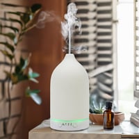 Luxury Ceramic Aroma Diffuser with Light Ring