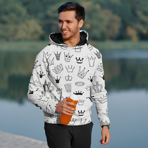 קפוצ'ון צבעוני עם הדפסה כוללת מבית אמה הנסון