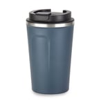 כוס תרמית מנירוסטה לבנה לשתייה חמה וקרה 380 מל