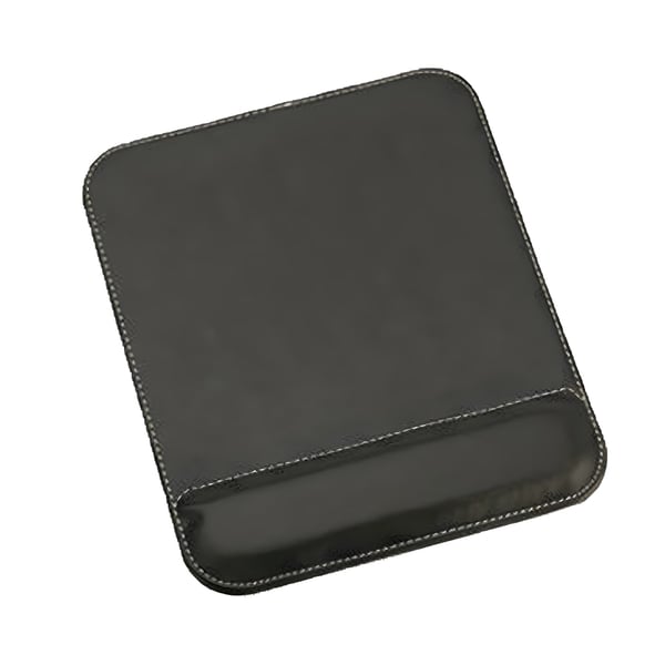 Ergonomic Faux Leather Mouse Pad with Wrist Support
