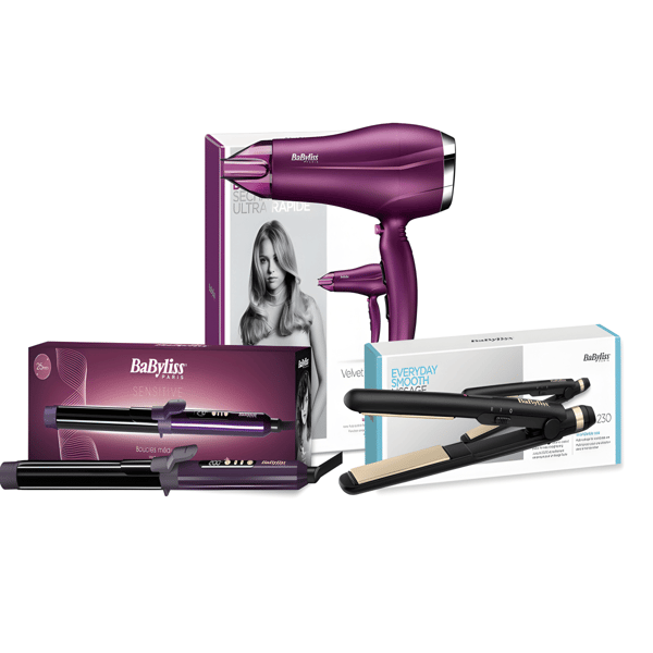 סט טיפוח שיער לאישה עם מכשירי BaByliss