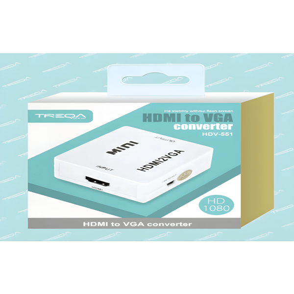 HDMI to VGA Adapter by TREQA