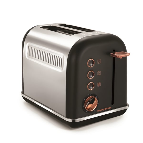 טוסטר 2 פרוסות שחור בזהב רוז - מתנה עסקית מהממת