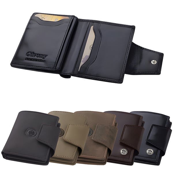 ארנק עור בטיחותי עם הגנה RFID ו-NFC מבית גבעוני