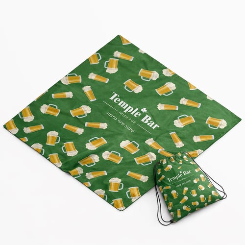 סט מגבת חוף זוגית ענקית עם תיק תואם