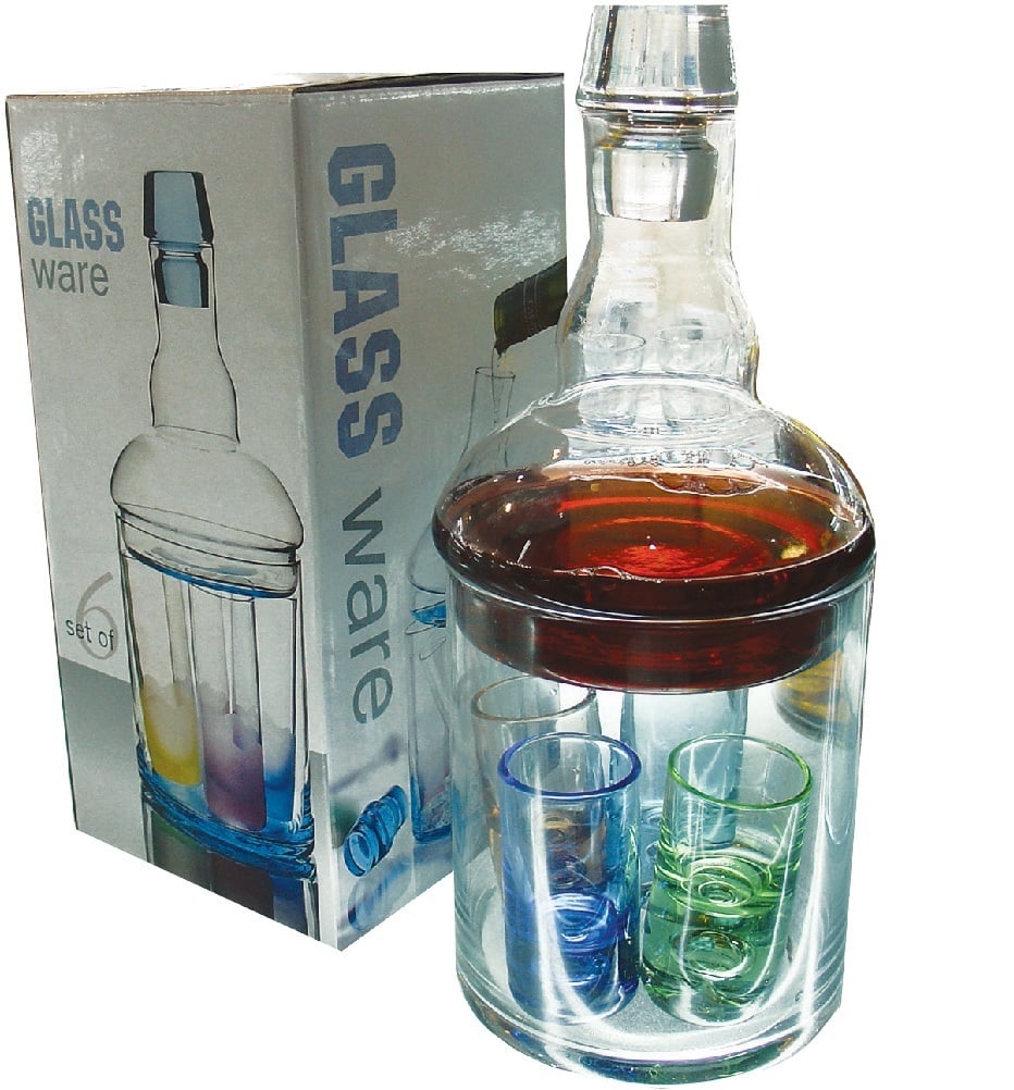 דקנטר זכוכית לוויסקי וקוניאק - חווית שתייה ייחודית