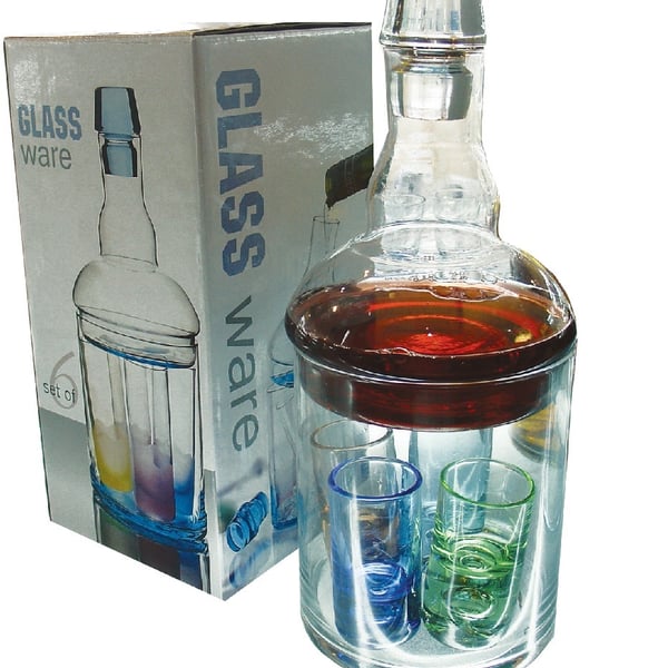 Glass Decanter for Whiskey and Cognac - Unique Drinking Experience