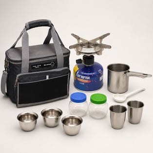 Ultimate Camping Stove Set: Stove, Gas Canister, Cups & More