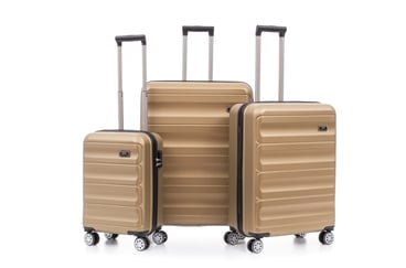 סט מזוודות 3 חלקים בעיצוב מודרני של בנאטון