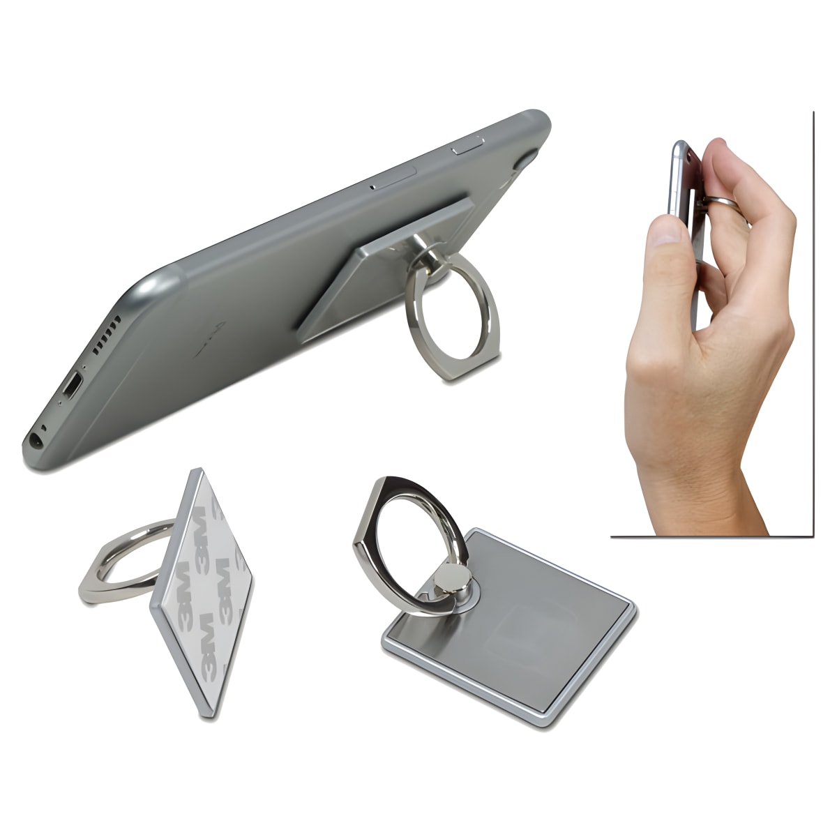 טבעת אחיזה ומעמד לסלולרי