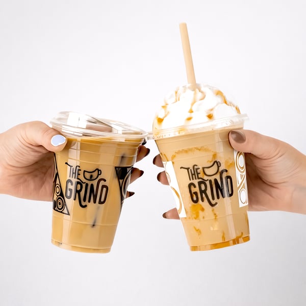 כוסות פלסטיק שתיה קרה עם הדפס