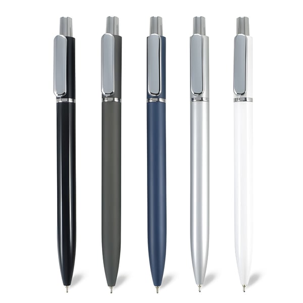 Luxury Metallic Crypto Pen with Gel Ink Needle Point