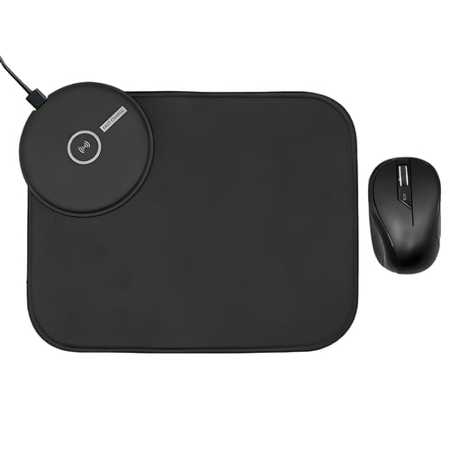 משטח עכבר עם מטען אלחוטי מהיר 10W ועכבר כלול