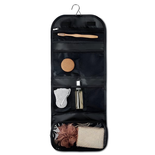 Durable Travel Accessories Bag with Mesh Compartments