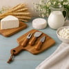 Premium Cutting Board with Cheese Knife Set 25X17X1.5