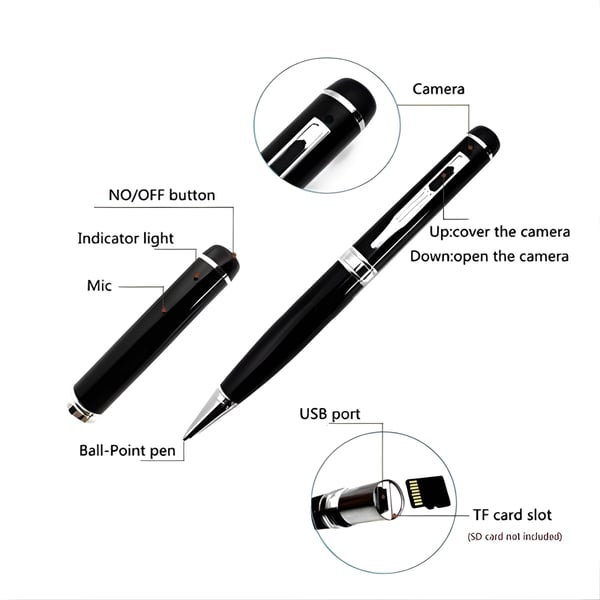 Advanced Spy Camera in Pen Design
