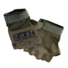 כפפות טקטיות חצי עם מיגון קשיח