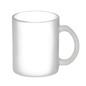 Matte Glass Mug with Sublimation Coating - 300ml